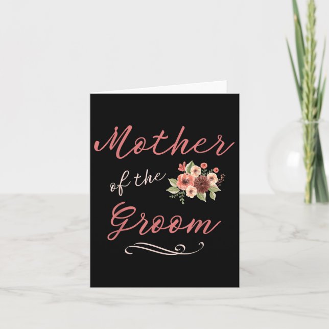 Carte Mère De La Fête De Mariage Mariage Groom (Devant)