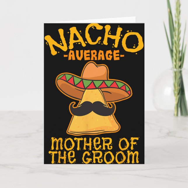 Carte Mère de la mariée nacho moyenne mexicaine Cinco De (Devant)