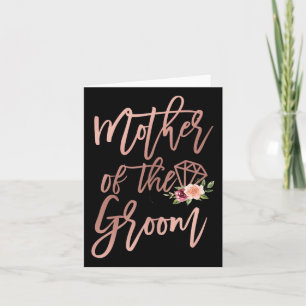 Carte Mère Du Groom Floral De Mariée Pour Mariage