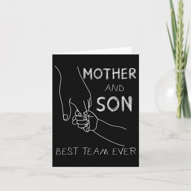 Carte Mère et fils, meilleure équipe de tous les temps,  (Devant)