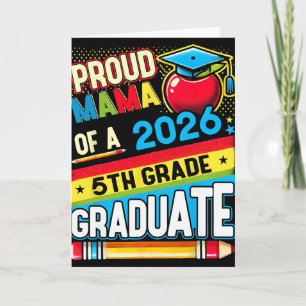 Carte Mère fière de la promotion 2026 de 5e année diplôm