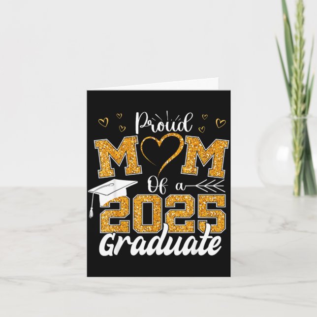 Carte Mère fière d'un diplômé de 2025 maman graduation (Devant)