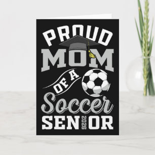 Carte Mère fière d'un senior de soccer Cl de la promotio