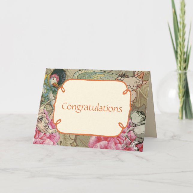 Carte Mère Goose Nursery Rhyme Fairy Tale (Devant)