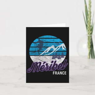 Carte Méribel Alpes françaises Moutiers France Ski Snowb