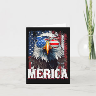 Carte Merica - Aigle De Liberté Patriotique Usa - 4e De