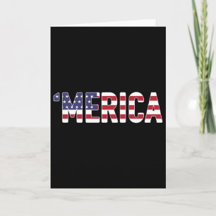 Carte Merica - Drapeau Patriotique Usa États-Unis Amériq