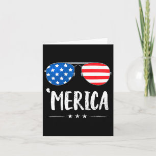 Carte Merica Lunettes de soleil 4 juillet garçons filles
