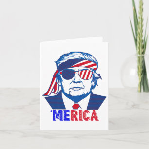 Carte Merica Trump 4 juillet heureux Trump Drapeau améri