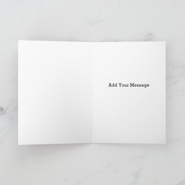 Carte Mermaid 4e anniversaire personnalisé (Intérieur)