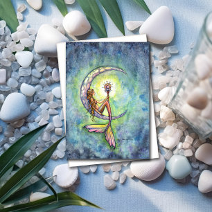 Carte Mermaid Card by Molly Harrison Mermaid Moon