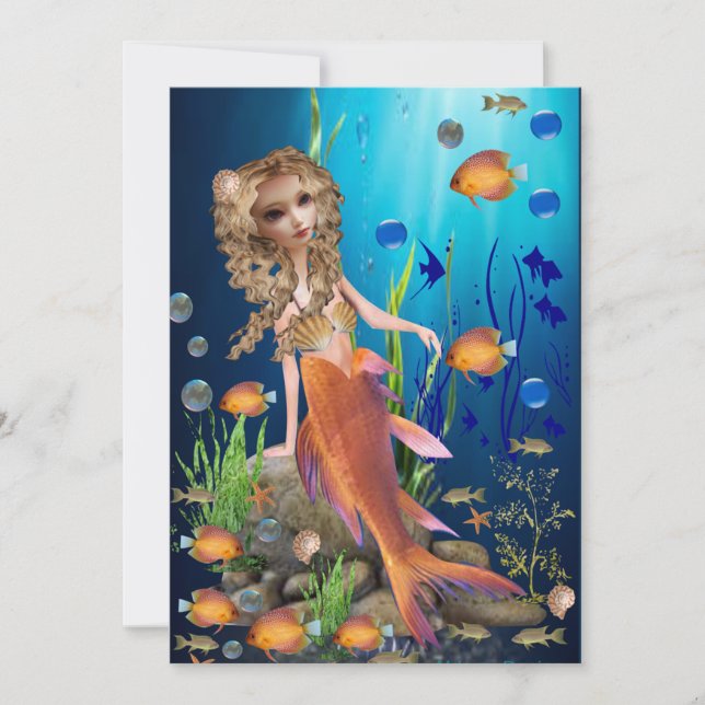carte Mermaid Flat (Devant)