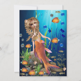carte Mermaid Flat
