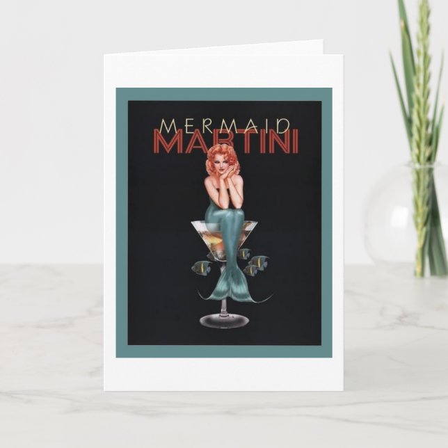 Carte Mermaid Martini (Devant)