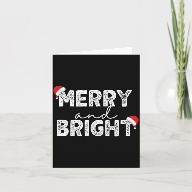 Carte Merry &amp; Bright And I'm Trying To Feel Merry &a (Devant)