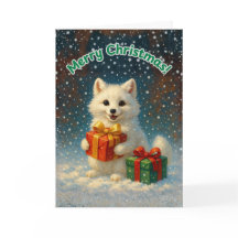 Merry Christmas - Arctic Fox Gift