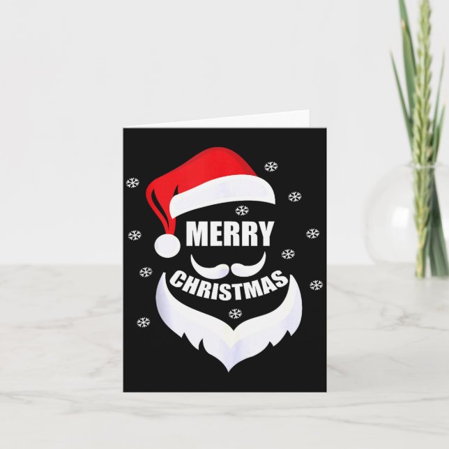 Carte Merry Christmas -fun Santa Claus Father Xmas Boy G (Devant)