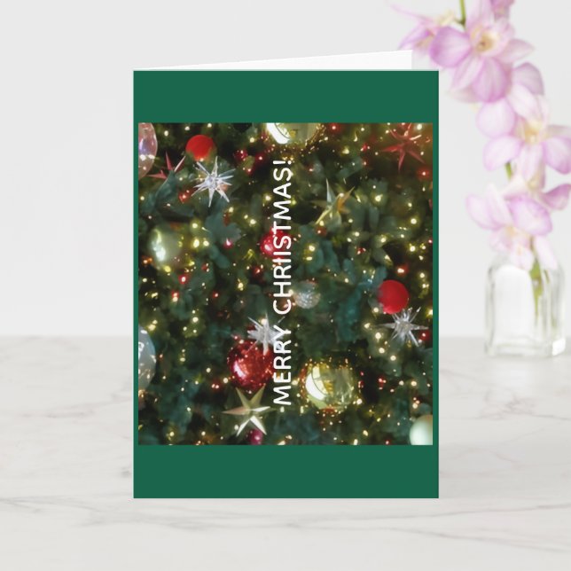 Carte Merry Christmas Greeting Card (Orchidée)