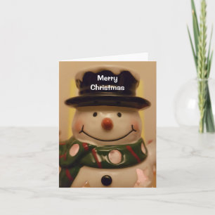 Carte Merry Christmas - Snowman