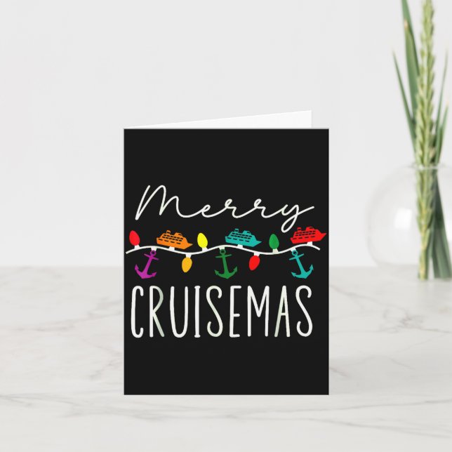 Carte Merry Cruise-mas Cruise Christmas Xmas Pajamas Hol (Devant)