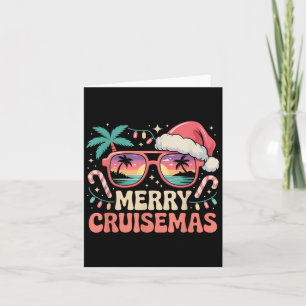 Carte Merry Cruisemas 2025 2026 Noël Père Noël Reindeer