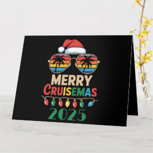 Carte Merry Cruisemas 2025 Croisière de Noël personnalis