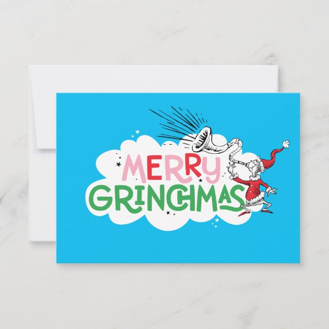 Carte Merry Grinchmas Mister Grinch (Devant)