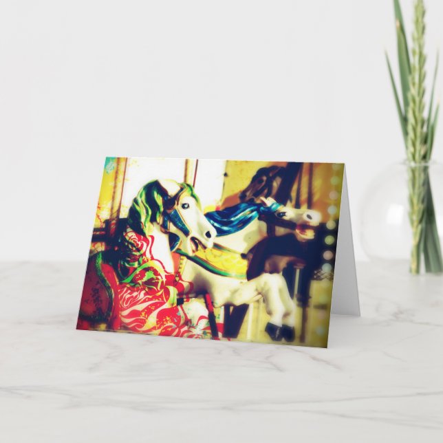 Carte Merry Horses All Occasions  (Devant)