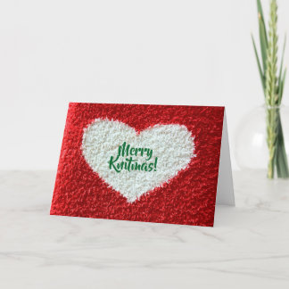 Carte Merry Knitmas