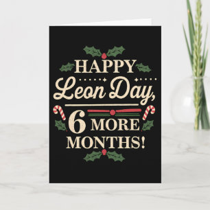 Carte Merry Leon Day Noel Ckwards Funny Christmas Counte