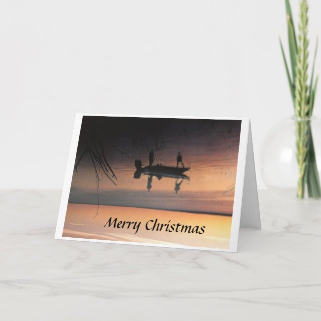 CARTE MERRY NOËL DE ***LE LAC*** (Devant)