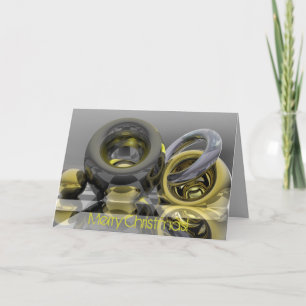 Carte Merry Xmas moderne