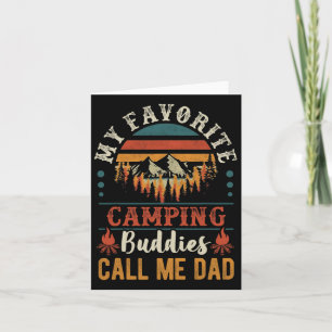 Carte Mes Amies De Camping Préférées Appelez-Moi Papa Fo