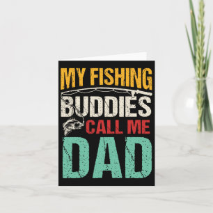 Carte Mes Amies De Pêche Préférées M'Appelent Papa Pêche