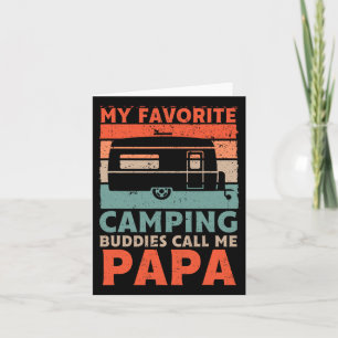 Carte Mes camarades favoris me téléphonent Papa Vintage