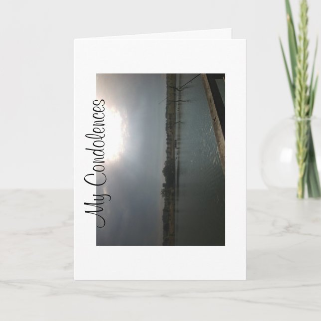 Carte Mes condoléances (Devant)