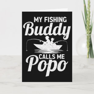 Carte Mes copains de pêche m'appellent Popo Poisson de l