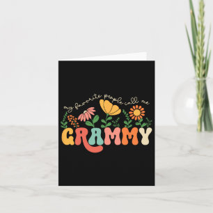Carte Mes Gens Préférés M'Appelent Fête Des Mères Grammy