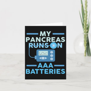 Carte Mes Pancréas Fonctionnent Sur Des Batteries Aaa Ty