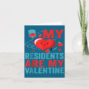 Carte Mes Résidents Saint-Valentin Infirmière Médecin Hô