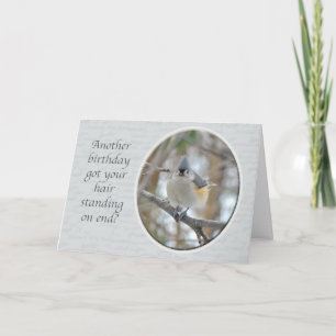 Carte Mésange tuftée un autre anniversaire