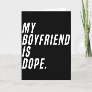 Carte Mesdames - Mon petit ami est la Saint-Valentin Cad