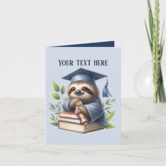 Carte Message d'ajout de fin de graduation