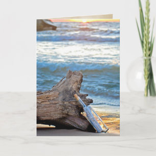 Carte Message d'anniversaire dans une bouteille