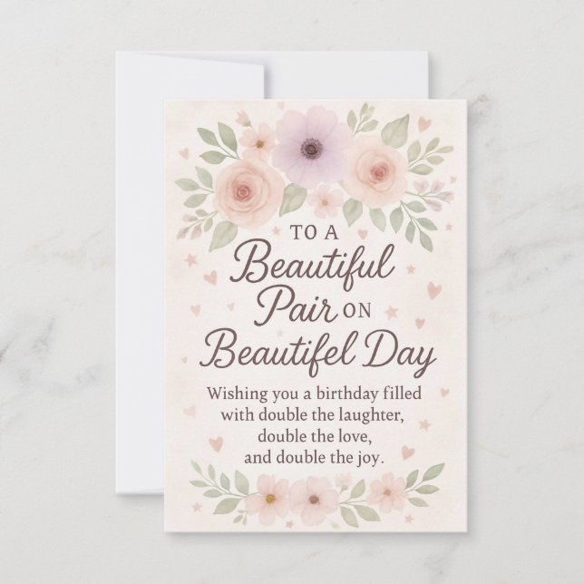 Carte Message d'anniversaire de style Anniversaire pour  (Devant)