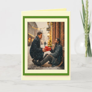CARTE MESSAGE DE NOËL DONNER C'EST AIMER
