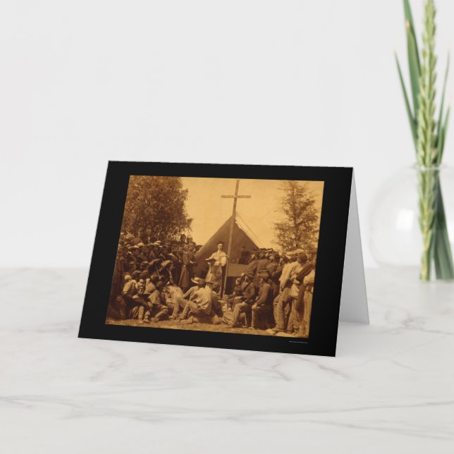 Carte Messe catholique du dimanche matin 1861 (Devant)