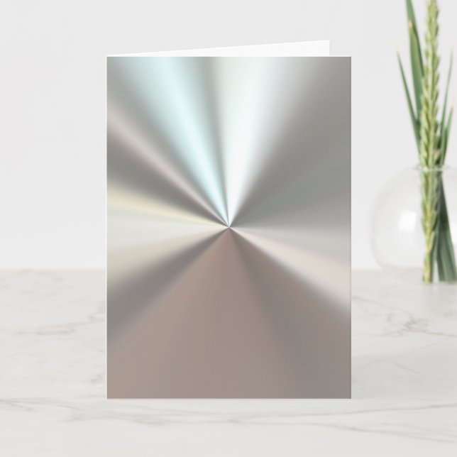 Carte Metal d'artistic silver (Devant)