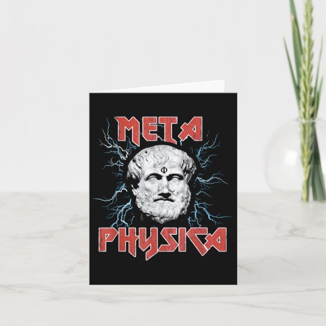 Carte Metaphysica Aristote Métaphysique du début grec Ph (Devant)