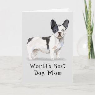 Carte Mete World's Best Chig Mom Aquarelle Anniversaire